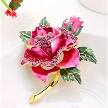 Lwp Shop Pink Rose Desing Broş