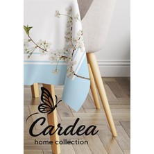 Cardea Home Collection Manolya Çiçek Desenli Özel Üretim Dijital Baskı Masa Örtüsü
