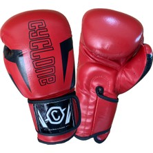 Cyclone Clash Orijinal Deri Boks ve Kick Boks Eldiveni Kırmızı