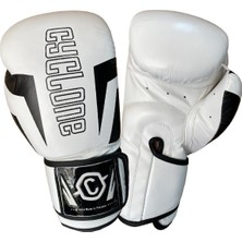 Cyclone Clash Orijinal Deri Boks ve Kick Boks Eldiveni Beyaz