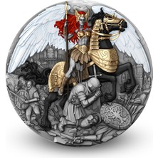 T&S Agakulche Savaşçı Kızıl Valkyrie Gümüş Sikke Coin