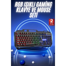 Tios Shop Krm Oyuncu Klavyesi LED Aydınlatmalı Mekanik Hisli Krm