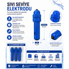 Belirtilmemiş Sıvı Seviye Elektrodu - 3 Adet