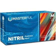Nitril Pudrasız Muayene Eldiveni