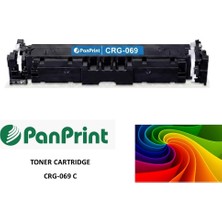 PanPrint Canon I-Sensys MF754CDW Chipli Mavi Muadil Toner (CRG-069 C)