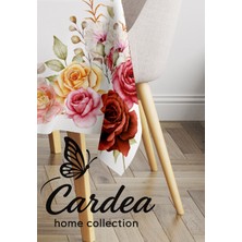 Cardea Home Collection Çiçek Gül Temalı Özel Üretim Dijital Baskı Masa Örtüsü