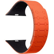 Nettech Apple Watch Seri 42/44 mm Uyumlu Silikon Kordon