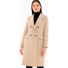 Z6672 Dewberry Bayan Palto-Bej