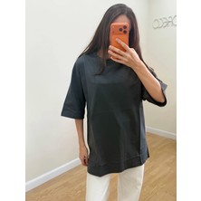 Staff Storeco Oversize Tişört Antrasitgri