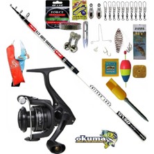 Okuma Revenger RV-6000A 420CM 100-200GR Camarro Profesyonel Sazan Kıyı Olta Takımı Seti