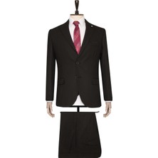 Süvari Yelekli Slim Fit Takım Elbise