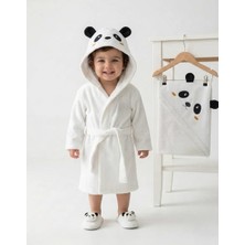 Giza Kids %100 Pamuk Bebek Bornoz Havlu Terlik 3'lü Set