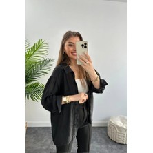 Zf Butik Lüx Kalite Basic Salaş Gömlek Beyaz