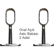Adilon Oval Askı Babası Açık  2'li