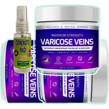 No7trend Varicose Ve.ns Purple 3 Adet Bacak Bakım Kremi 100 ml + Çörek Otu Yağı Yağı 30 ml