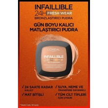 Bezos Pudra & Infaillible 24H Fresh Wear Bronzlaştırıcı No: 250