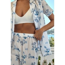 Lovely Things AMALFİ Vual Dokuma Pantolon Pijama Altı - Beyaz