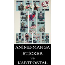 Gerekli Şeyler Yayıncılık Spy x Family 1-2-3-4-5-6-7-8-9-10-11-12-13-14 Manga Seti (14 Kitap) / Anime-Manga Sticker ve Kartpostal Hediyeli