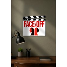 Gişe Arts Klaket Tablo / Duvar Dekoru - Face/off (Yüz/yüze) Versiyon 2