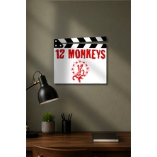 Gişe Arts Klaket Tablo / Duvar Dekoru - Twelve Monkeys (12 Maymun) Versiyon 2
