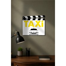 Gişe Arts Klaket Tablo / Duvar Dekoru - Taksi (Taxi) Versiyon 2