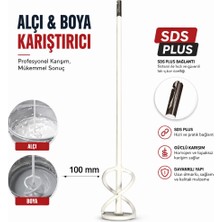 Kl Home Sds Plus Karıştırıcı Yuvarlak 100×450 mm – Alçı & Boya Için Profesyonel Karıştırıcı