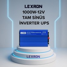 Lexron 1000W-12V Tam Sinüs Inverter (Ups)