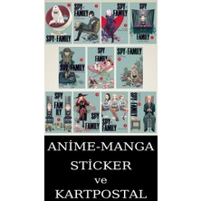 Gerekli Şeyler Yayıncılık Spy x Family 4-5-6-7-8-9-10-11-12-13-14 Manga Seti (11 Kitap) / Anime-Manga Sticker ve Kartpostal Hediyeli