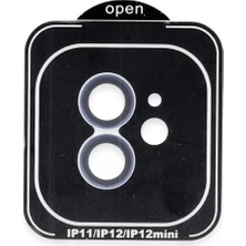 Bezos iPhone 11 Pvd Metal Kamera Lens - Mavi