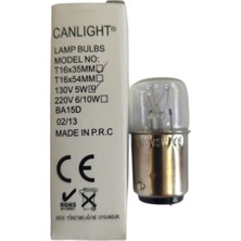 CANLIGHT BA15D Ampül 130V 5W