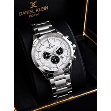 Daniel Klein Damat ve Takım Elbiseye Özel 2 Yıl Garantili Çelik Kordon Erkek Kol Saati VS.BLKT.1119