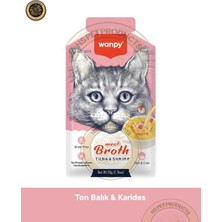 Wanpy Karides & Ton Balık Çorbası Kedi Ödül Maması 50 gr