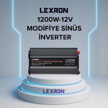 Lexron 1200W-12V Modifiye Sinüs Inverter