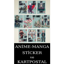 Gerekli Şeyler Yayıncılık Spy x Family 5-6-7-8-9-10-11-12-13-14 Manga Seti (10 Kitap) / Anime-Manga Sticker ve Kartpostal Hediyeli