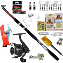 Okuma Revenger RV-8000A 360CM 100-300GR Anaconda Profesyonel Kıyı Olta Takımı Seti