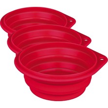Trixie Seyahat Mama Su Kabı Silikon 0,25LT/Ø11CM (3 Paketi)