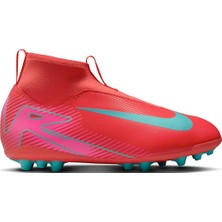 Nike Nıke Jr. Mercurıal Superfly 10 Academy Genç Çim Zemin Kramponu FQ8308-800 Kırmızı