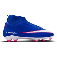 Nike Nıke Jr Mercurıal Superfly 10 Club Fg/mg Genç Çoklu Çim Zemin Kramponu FQ8318-446 Mavi