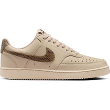 Nike Nıke W Court Vısıon Lo Prm Kadın Günlük Ayakkabı IO0463-102 Krem