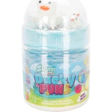 Slimy Ducky Fun Slime - Açık Mavi Kapak-Beyaz Ördek