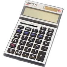 Kitabevimden Gıpta Hesap Makinesi Masaüstü 12 Hane F3034