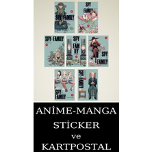 Gerekli Şeyler Yayıncılık Spy x Family 8-9-10-11-12-13-14 Manga Seti (7 Kitap) / Anime-Manga Sticker ve Kartpostal Hediyeli