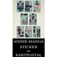 Gerekli Şeyler Yayıncılık Spy x Family 7-8-9-10-11-12-13-14 Manga Seti (8 Kitap) / Anime-Manga Sticker ve Kartpostal Hediyeli