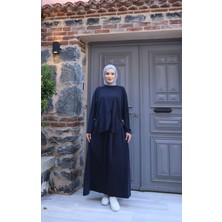 Nisum Moda Düğme Detaylı Etekli Modal Takım