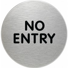 Durable Yönlendirme Levhası Giriş Yok (No Entry)
