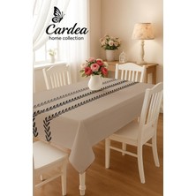 Cardea Home Collection Sarmaşık Temalı Özel Üretim Dijital Baskı Masa Örtüsü