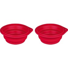 Trixie Seyahat Mama&su Kabı,silikon, 1lt/ø 18 cm (2 Paketi)