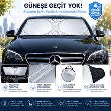 Mubx Tüm Araçlara Uyumlu Ön Cam Güneşlik Katlanır Araba Güneşliği Isı Yalıtımlı