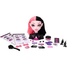 Monster High Monster Hıgh Draculaura™ Saç Tasarımı Büstü Renk Değişimli ve 25'ten Fazla Saç ve Makyaj Aksesuarı JML42