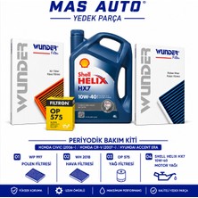 Wunder Honda Civic 1.8 I-Vtec Honda Cr-V 2.0 I-Vtec Hyundai Accent Era 1.5 Crdi Periyodik Bakım Seti